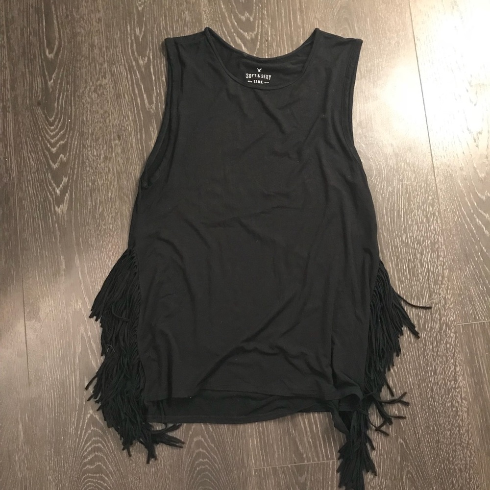 Fringed tank top